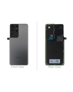 Official Samsung Galaxy S21 Ultra 5G SM-G998 Phantom Titanium Battery Cover - GH82-24499C