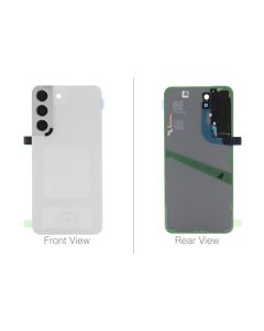 Official Samsung Galaxy S22 S9010 Phantom White Rear / Battery Cover with Adhesive - GH82-27434B