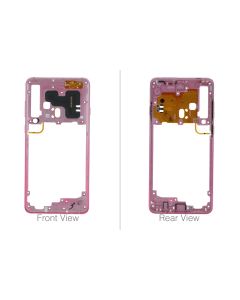 Official Samsung A9 A920 Bubblegum Pink Metal Middle Cover / Support - GH96-12294C