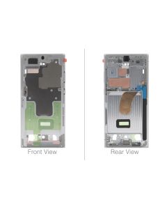 Official Samsung Galaxy S23 Ultra SM-S918 Sky Blue / Lime Display Frame / Chassis - GH96-15833G