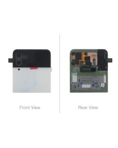 Officiall Samsung Galaxy Z Flip 4 5G Outer LCD Display Front Glass Bespoke White - GH97-27947F