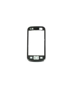 Genuine Samsung S5660 Galaxy Gio Dark Silver Front Cover - GH98-19583A