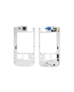 Genuine Samsung Galaxy S3 i9305 LTE Ceramic White Middle / Rear Cover - GH98-24473C