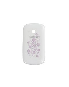 Genuine Samsung Galaxy Fame Lite Duos S6790 White La Fleur Battery Cover - GH98-29491C