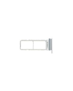 Official Samsung Galaxy Note 10 SM-N970  Aura Glow / Silver Dual Sim Tray / Holder - GH98-44525C