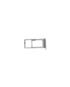 Official Samsung Galaxy N770 Note 10 Lite Aura Glow / Silver Sim & Memory Card Tray / Holder - GH98-45189B