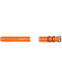 Official Samsung GP-R600BREECAG Gear Sport R600 Premium Strap - Orange & White