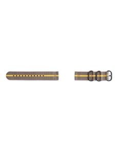 Official Samsung GP-R600BREECAH Gear Sport R600 Premium Strap - Grey & Yellow