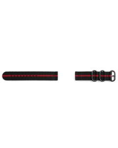 Official Samsung GP-R600BREECAI Gear Sport R600 Premium Strap - Black & Red