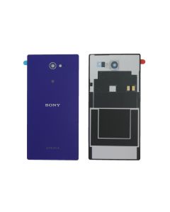 Genuine Sony D2303, D2305, D2306 Xperia M2 Purple Battery Cover & NFC - 78P7110003N