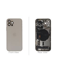 Official Apple iPhone 12 Pro Gold Battery Cover (OEM Pulled)