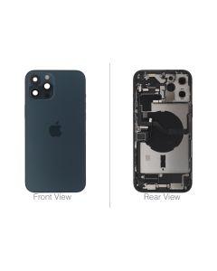Official Apple iPhone 12 Pro Max Pacific Blue Battery Cover (OEM Pulled)